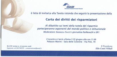 Clicca qui! C'è la "Carta dei diritti del Risparmiatore"